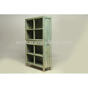 Antique recycle solid wood furniture bookcase furniture bookshelf
