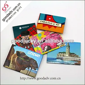 National culture design Lovely promotion Tinplate fridge magnet