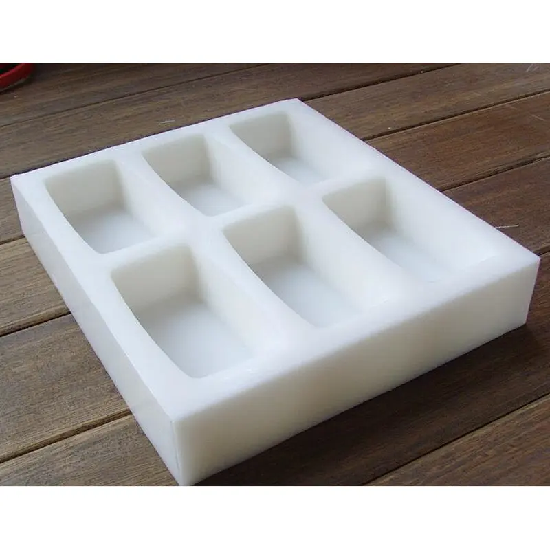 S2325 przy 4 cavity rectangle mold silicone mold for soap