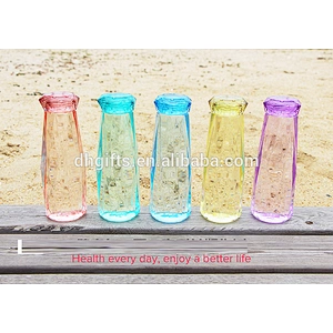 2018 Good Quality Eco-friendly PC Material Reusable Plastic Cup Diamond Shape Water PP Bottle