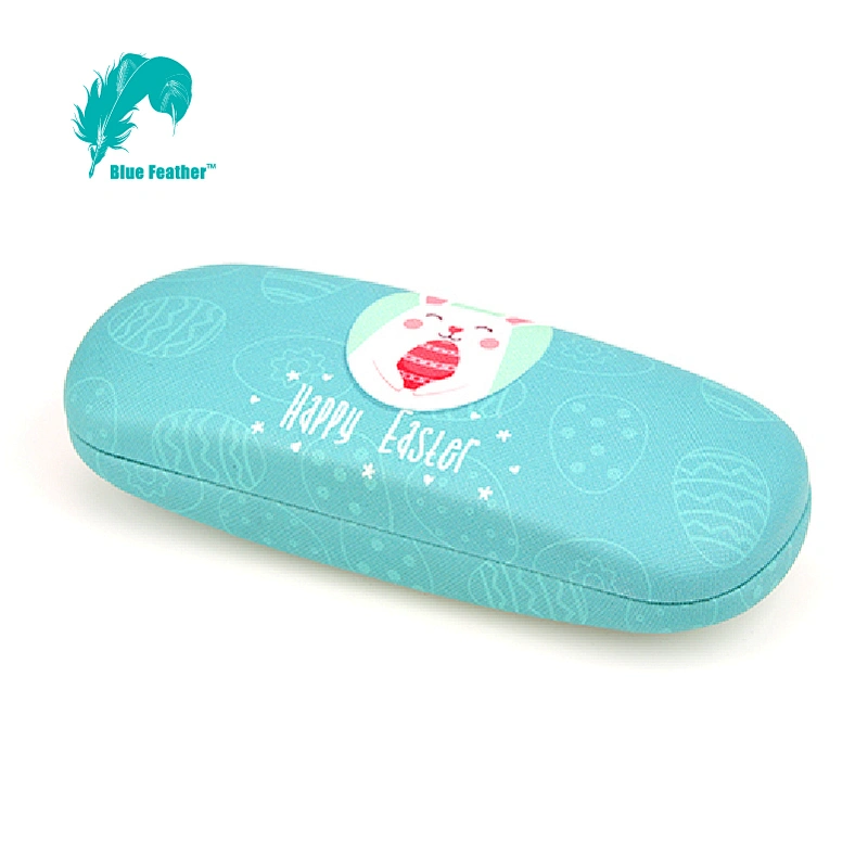 Cute Bunny Themed Hard Shell Eyeglass Case for Children