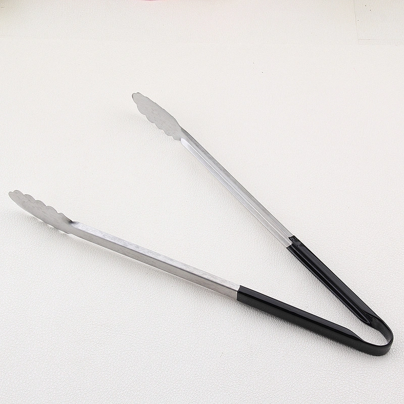 Professional Stainless Steel Pp Snake Handle Tongs