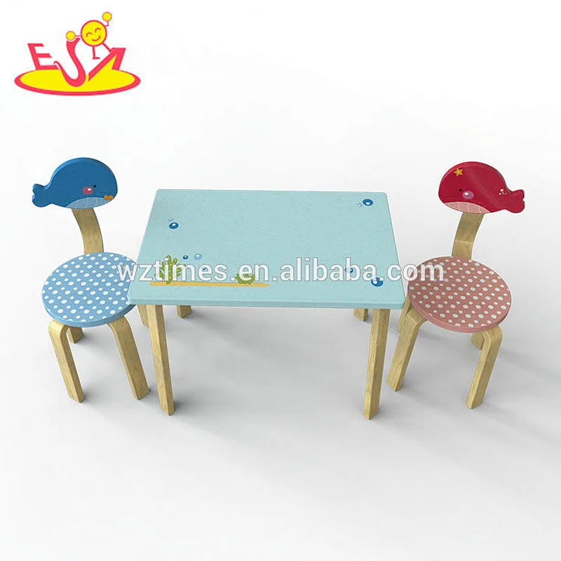 2018 New Original Design kids drawing table for dinning W08G244