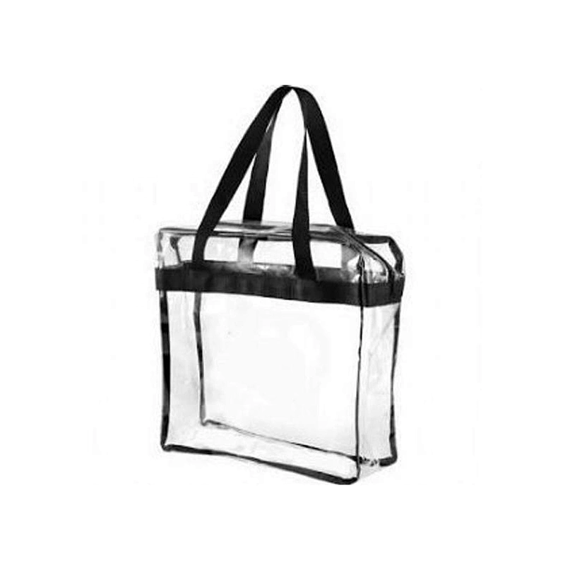 Customized transparent PVC clear plastic bags with zipper