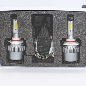 Lightech Cheap IP67 C6 HB3 H10 COB Car Lights Auto LED Headlight 9005 Bulbs