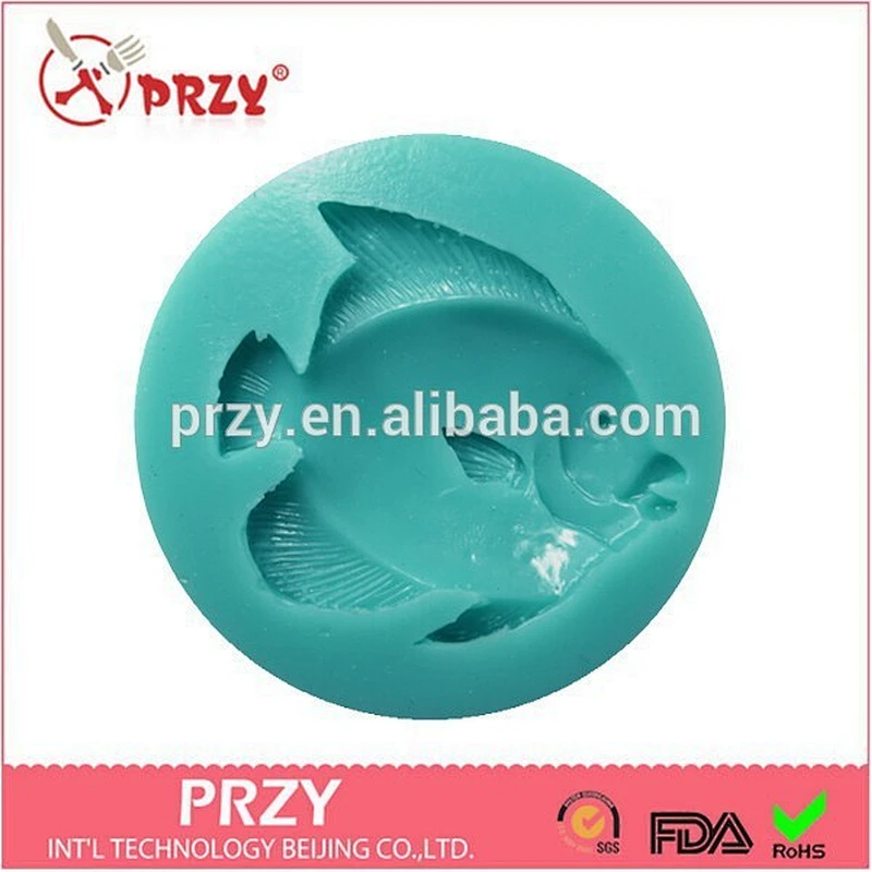 fish silicone molds for fondant , wholesale fish silicone molds