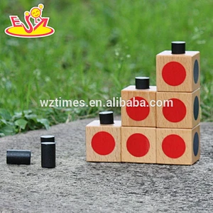 2018 wholesale baby wooden educational building blocks, new design wooden educational building blocks W13A113