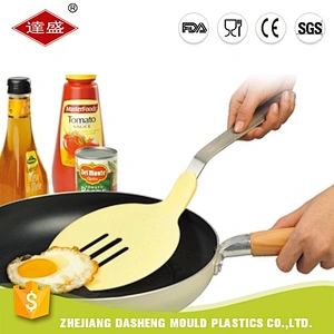 Best price frying ladle plastic stainless steel kitchen fish egg spatula