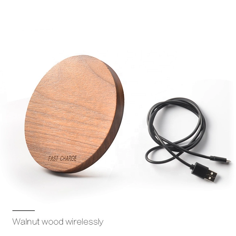 High quality wooden wireless charger for convenient and safe carrying