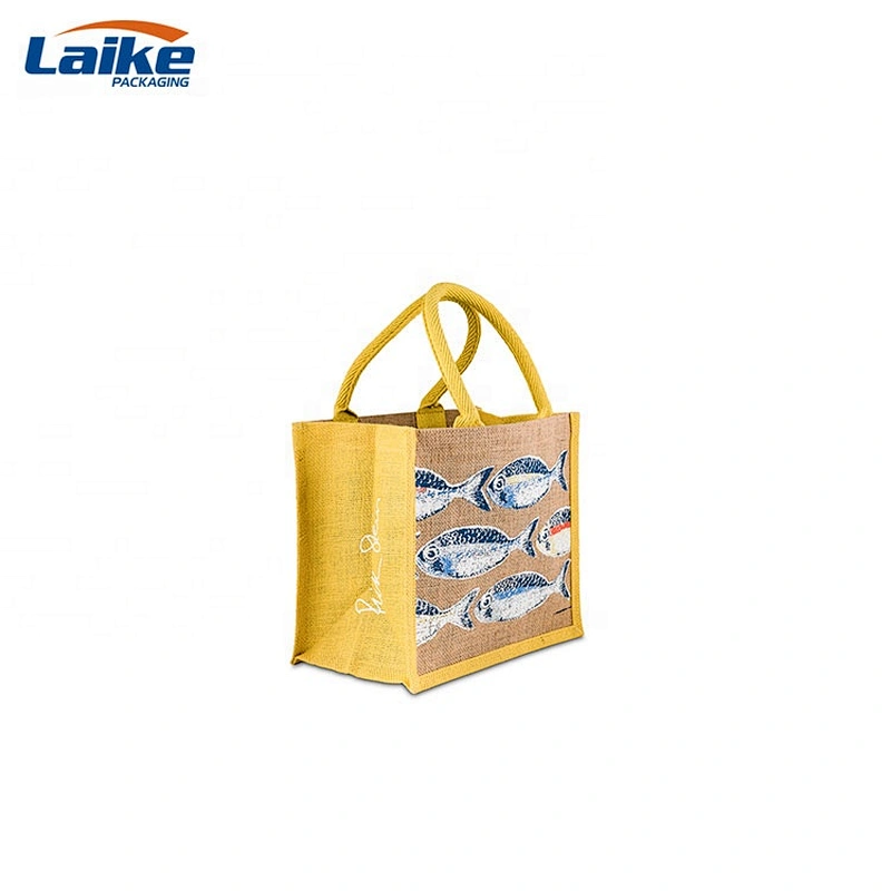 custom bag with logo reusable grocery bag shopping  jute tote bags with custom printed logo
