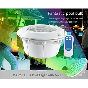 High Power 18W 36W 54W IP68 LED Par56 Pool Light with Niche
