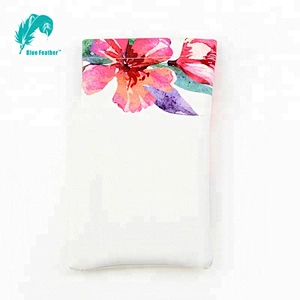 Floral custom design easy taken eyeglass bag with spring top