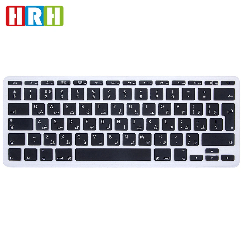 custom keyboard Silicone With Arabic English keyboard cover laptop skin for macbook 11 inch keyboard cover European Version