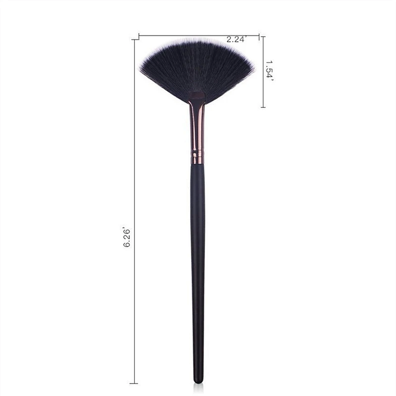 Hot Private Label Cosmetics Makeup Fan Brush