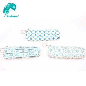 Women's Snow Pu Leather Pencil Bag