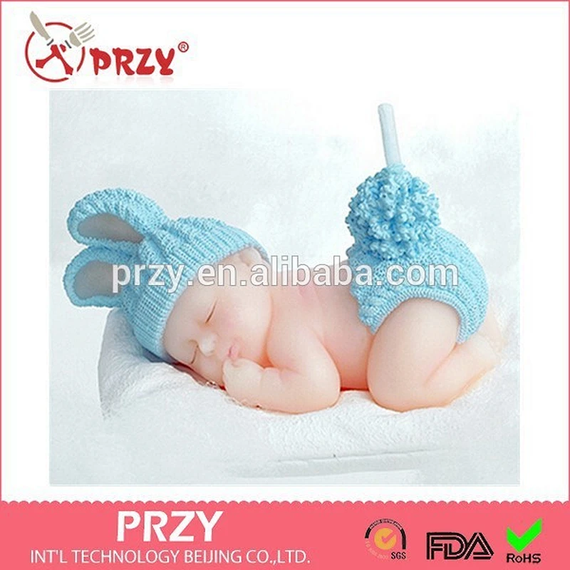 Baby cake decoration silicone mold