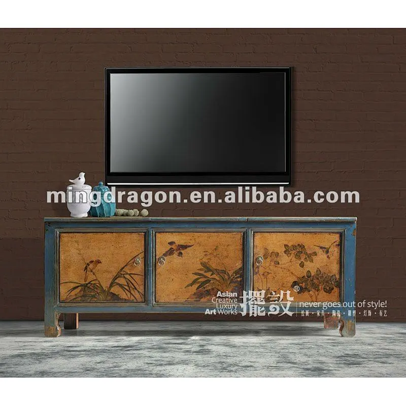 Chinese Antique TV drawing vanity cabinet