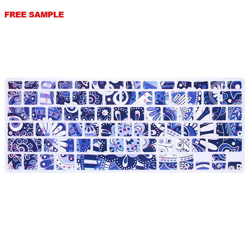 Free Sample Durable Silicone keyboard Protector Skin for Macbook Laptop keyboard covers