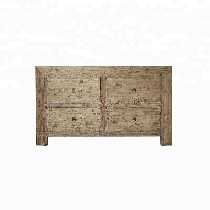 wholesale Chinese oriental rustic reclaimed wood buffet living room furniture