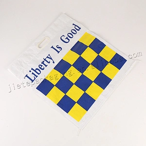 New style plastic laminated pp woven pocket with carry handle