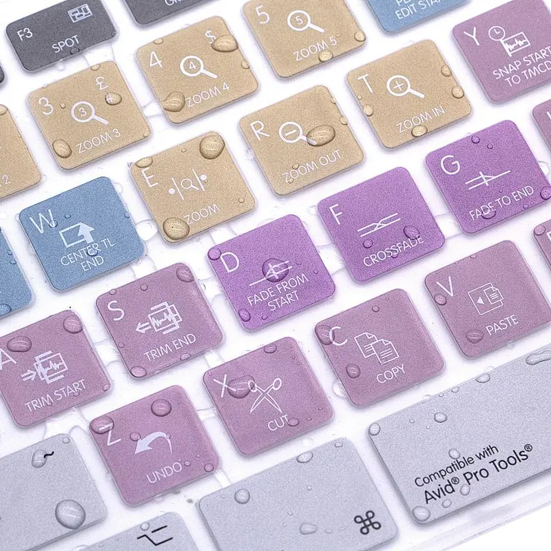 Avid Pro Tools Hotkey Shortcut Keyboard Protector  for imac pro G6 Desktop PC Keyboard Numeric Keypad Wired USB
