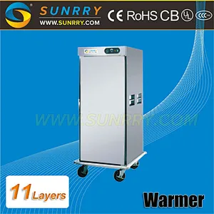 2018 hot sale 11 Layers stainless steel buffet food warmer cart for CE