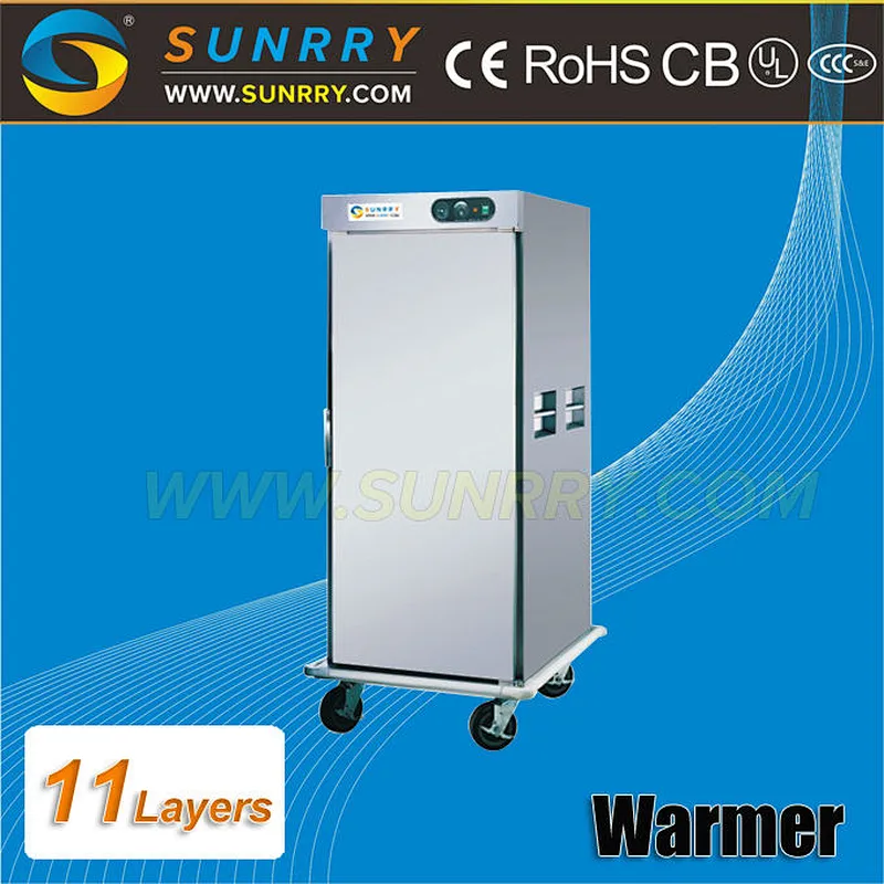 2018 hot sale 11 Layers stainless steel buffet food warmer cart for CE