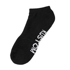 cotton non slip jacquard half terry sport socks