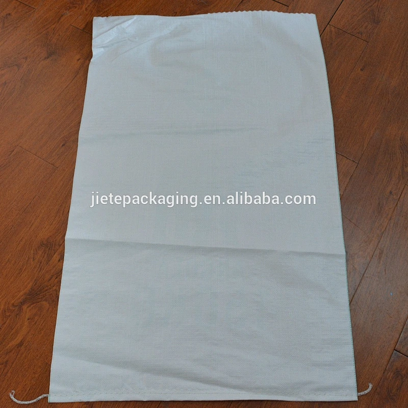 Cheap white pp woven bag for flour, 15kg pp bag washing powder
