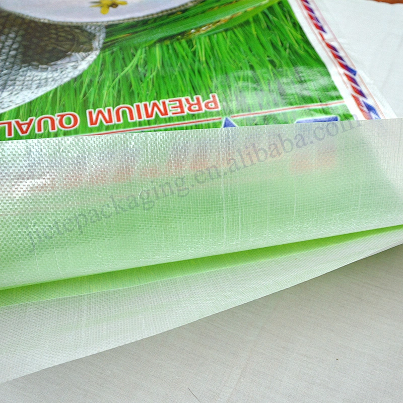 High quality design printing plastic pp woven basmati rice packaging bag 50kg export to Dubai