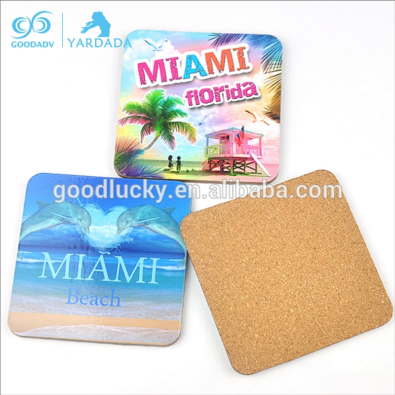 Promotion cheap custom round beer coaster cork logo