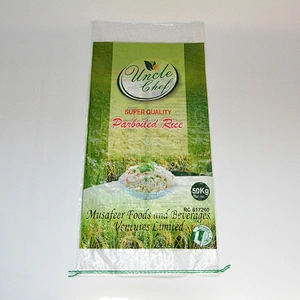 10kg 25kg 50kg pp plastic color printing woven bag for rice fertilizer packaging