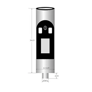 Floor Automatic Facial Recognition Device Access Control Solutions with NFC 4G/LTE Ethernet for Office Gym