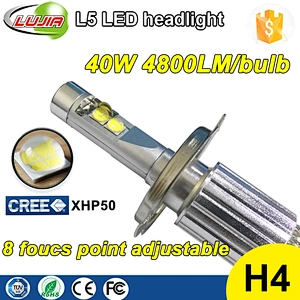 Factory direct supply led headlight H4 H7 H114300K 5000k 6000K 40w XHP50 h4 led in China