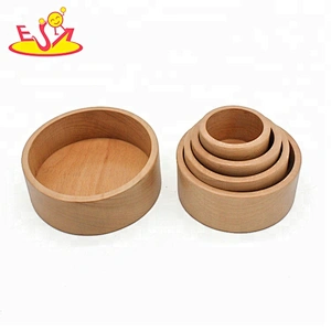 New arrival kids wooden stackable toys for education W13D204