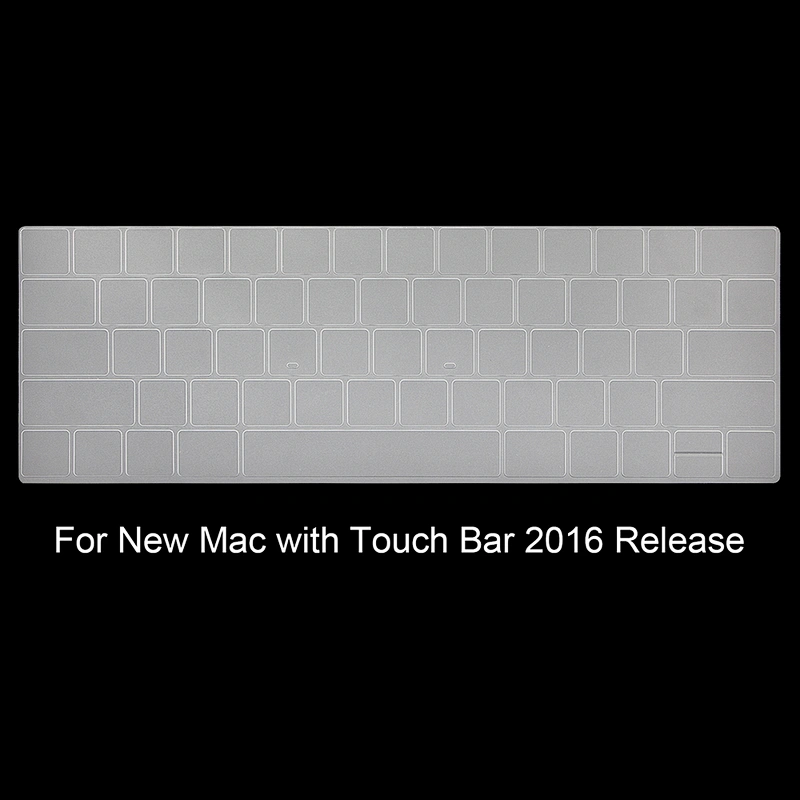 TPU transparent keyboard for macbook pro cover keyboard 13 15 Touch bar keyboard protector