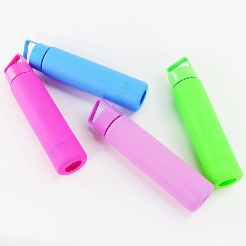New Creative Product Colorful Environment Protection Glass Mug with AS Lid for Car Use