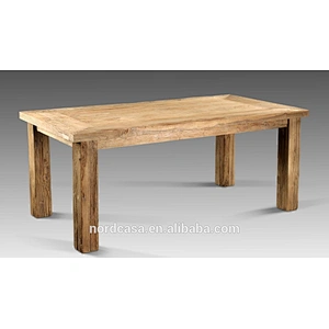 V5 Antique vintage reclaimed wood dining table