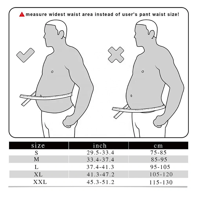Breathable Lower Back Waist Support Brace Unisex Adjustable Straps
