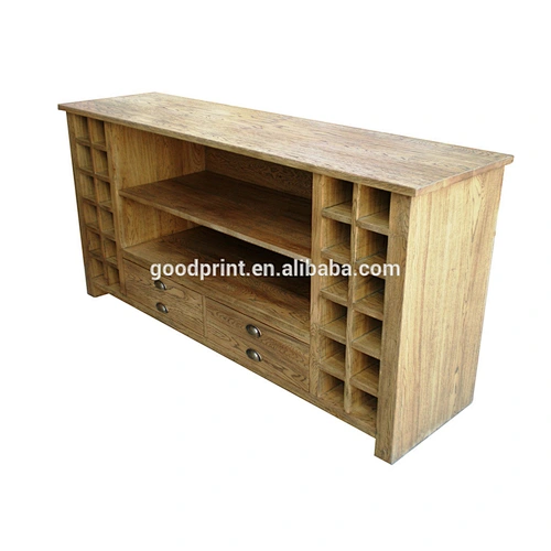 Sinocurio antique furniture solid oak wood antique style wooden sideboard
