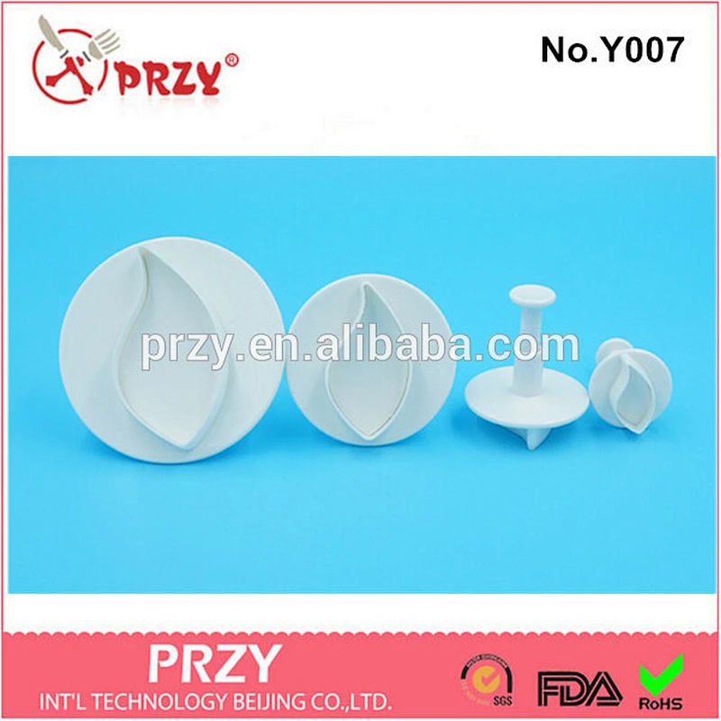 Eco-friendly Y007 Leaf Shape Fondant Cake Modelling Tools