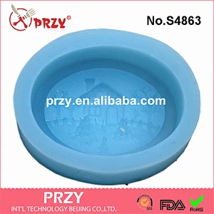 S4863 High Quality House Circle DIY Soap Molds