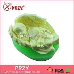 3D silicone baby doll molds/handmade silicone soap molds