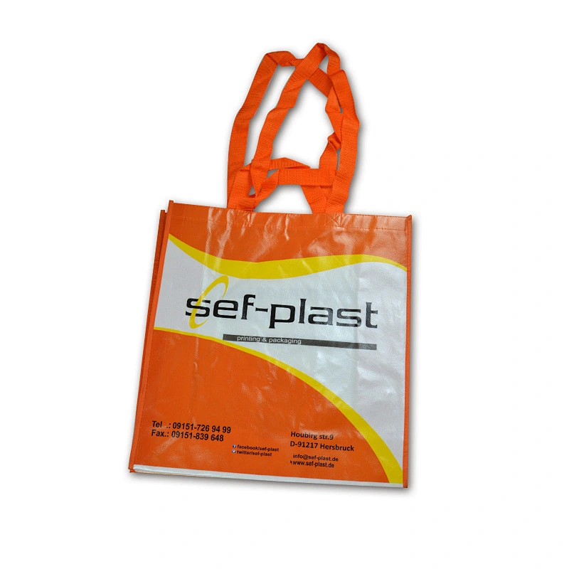 Supply professional custom cheap PP  woven shopping plastic bag