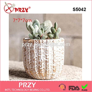 S5042 Silicone Mold Succulent plants Mini pots Reusable Candle Mold Concrete Mould Vase Molds