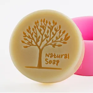 handmade nature tree silicone soap mold