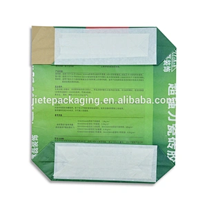 Multilayer kraft paper cement bag 25kg for wall putty powder,dry mortar and gypsum