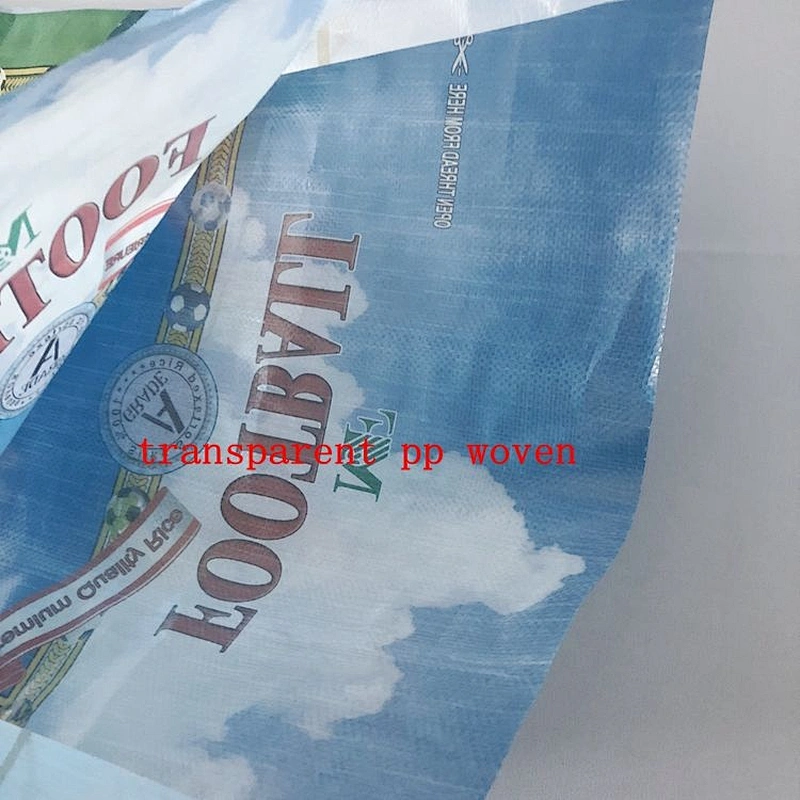 Pakistan  50lb 50kg bopp laminated pp woven rice packaging sack bag for sale