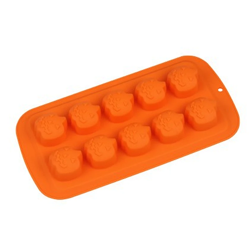 Halloween creative funny pumpkin biscuit chocolate chip cookie cartoon silicone cake mold
