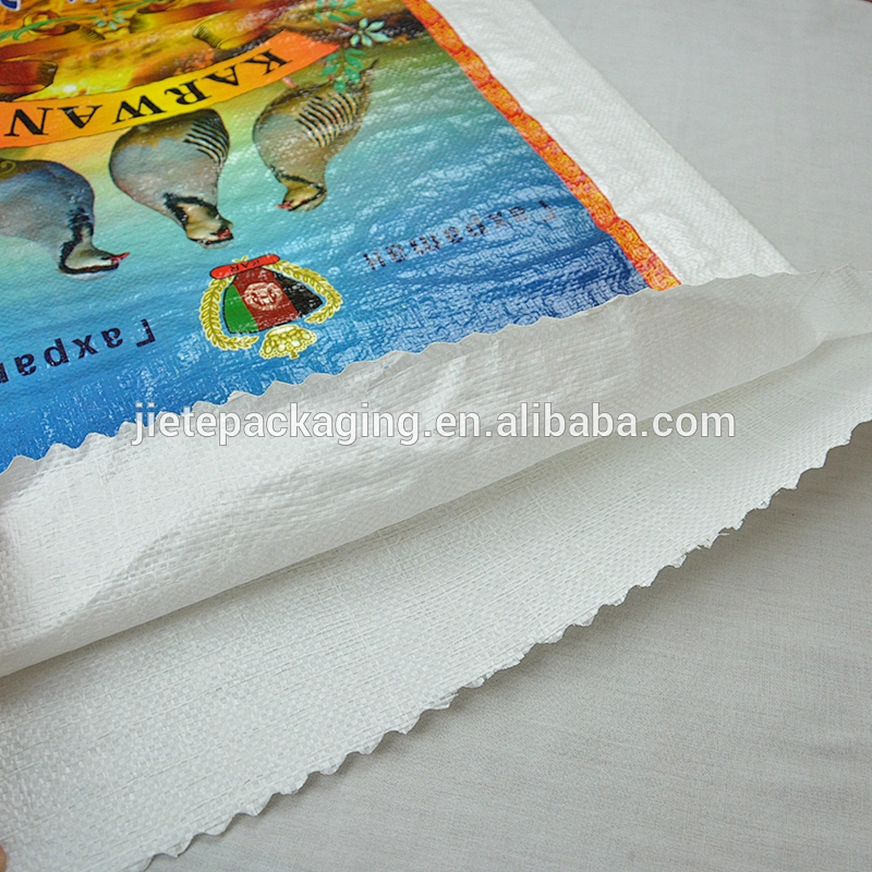 Customized recycled coated pp woven bag for myotonin, rice, flour, corn, sugar, salt